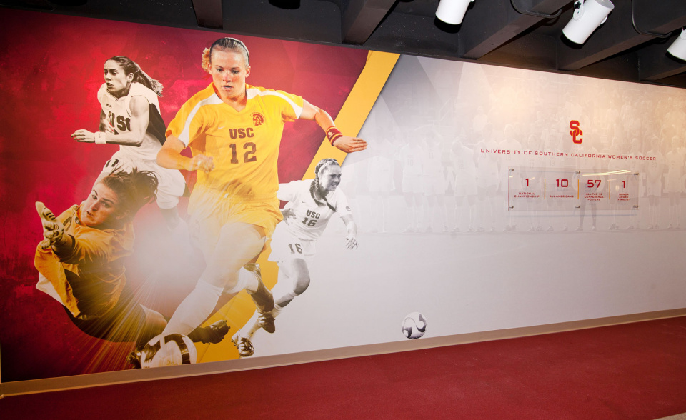 Womens' Soccer Display
