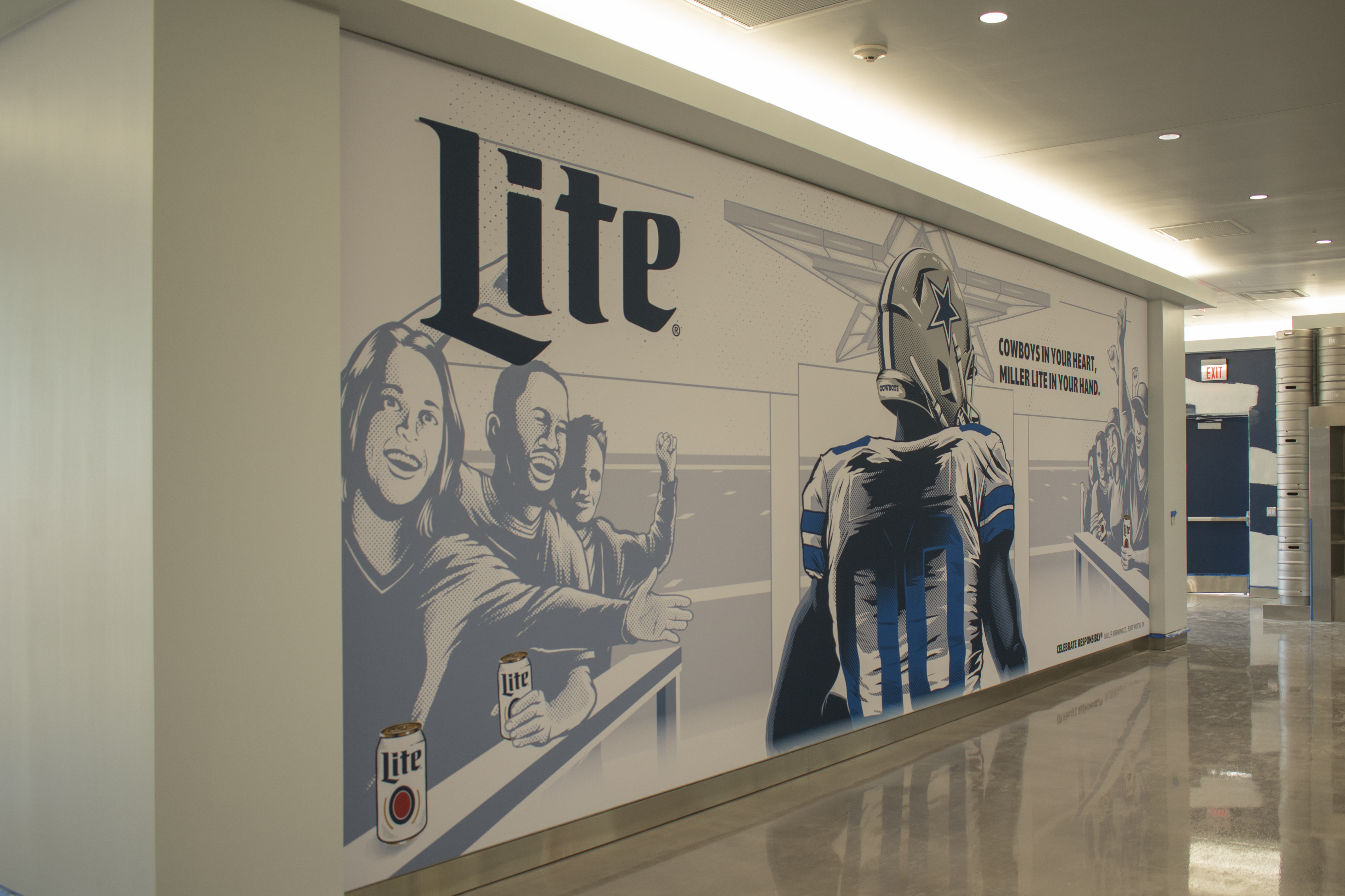 Miller Lite House at AT&T Beer Cooler