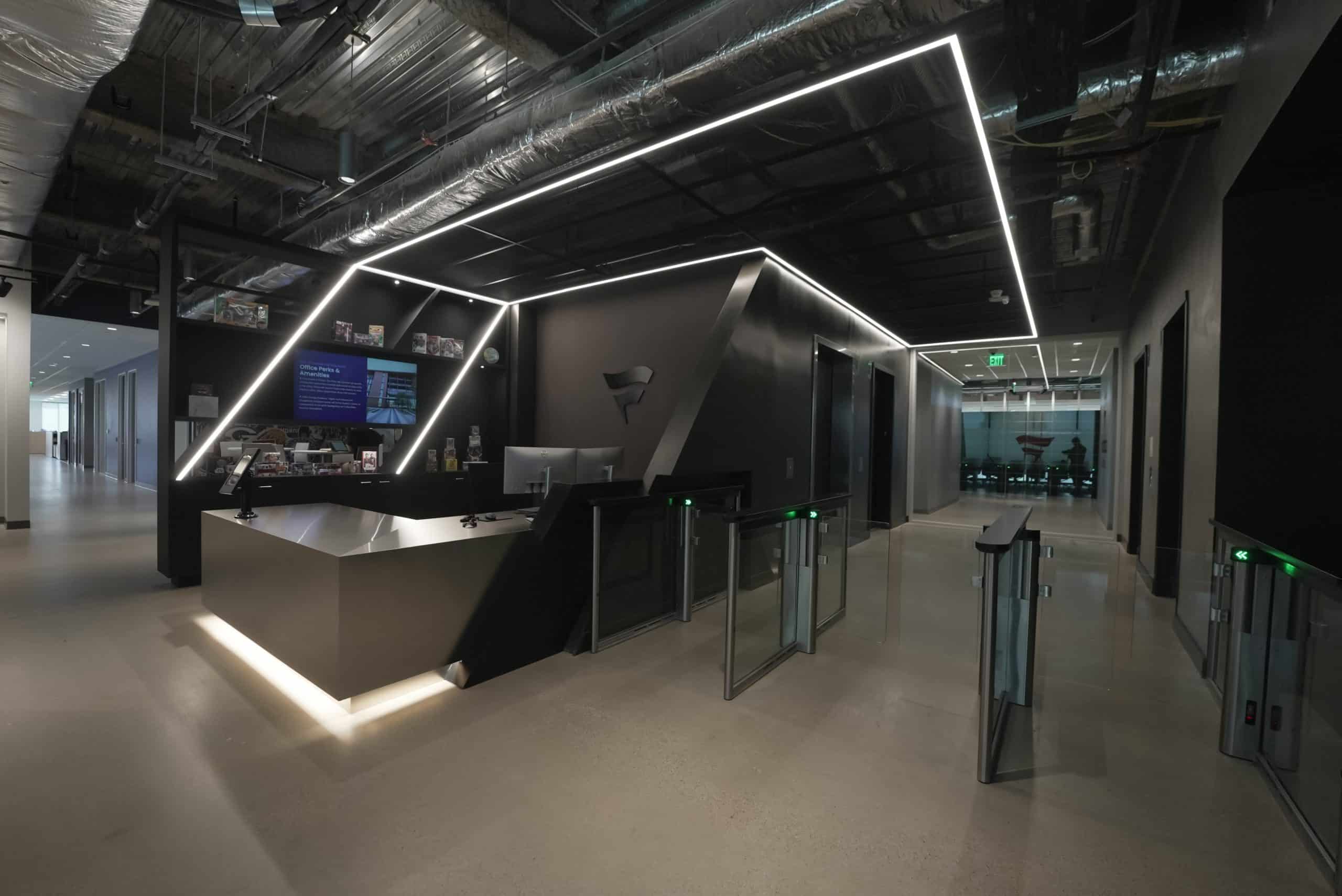 Fanatics Reception Desk/Entrance